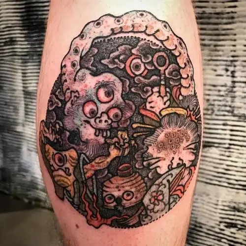 日式传统纹身11张日式风格的传统纹身图案作品图