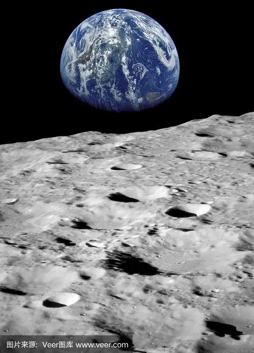 从月球上看地球