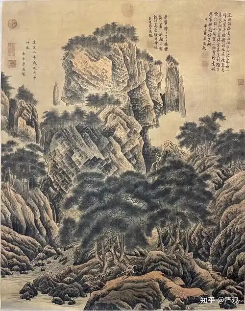 李唐《万壑松风图》赏析