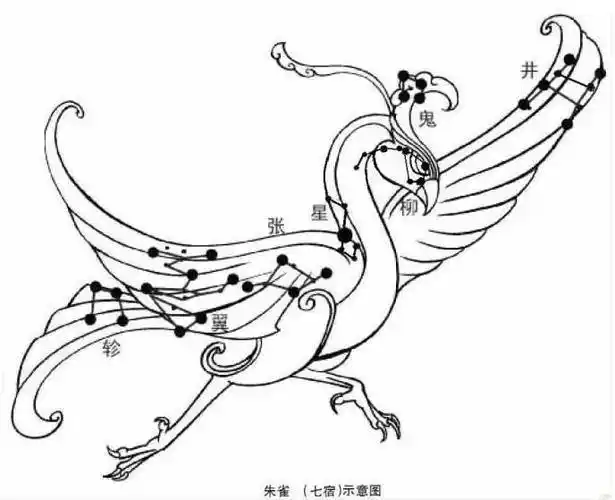 中国神兽鸟简笔画