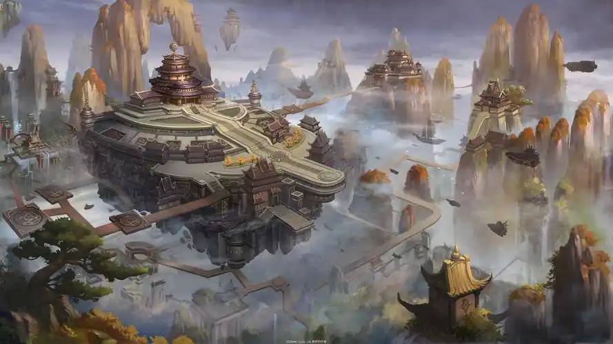 宫殿-场景原画-cg作品网 - cgjoy