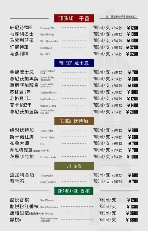 广州bob 酒吧酒水单卡座图 | 天河 bob club 低消价目表