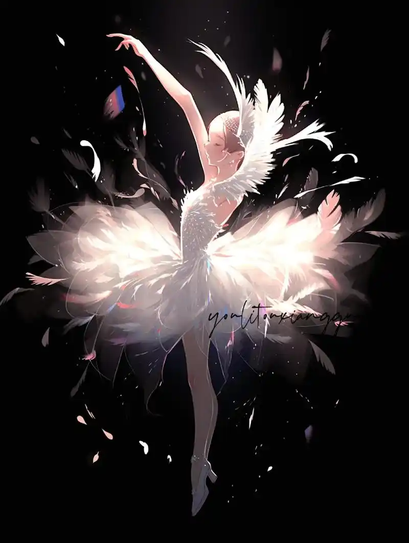 跳芭蕾舞的女孩.#梦幻星空 #动漫少女 #这个画面我幻想 - 抖音