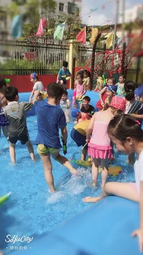 尽情嬉戏在夏天里