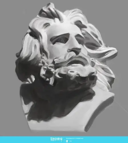 作业: 如何画同人漫画之石膏像的画法与训练 - 不眠 - 轻微课