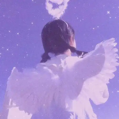 动漫女生头像紫色系韩版