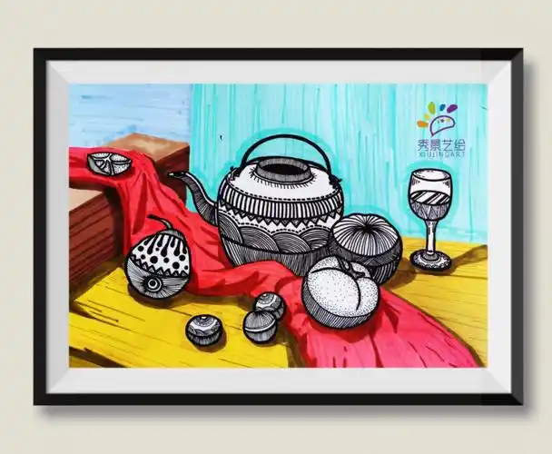 教程线描静物写生系列