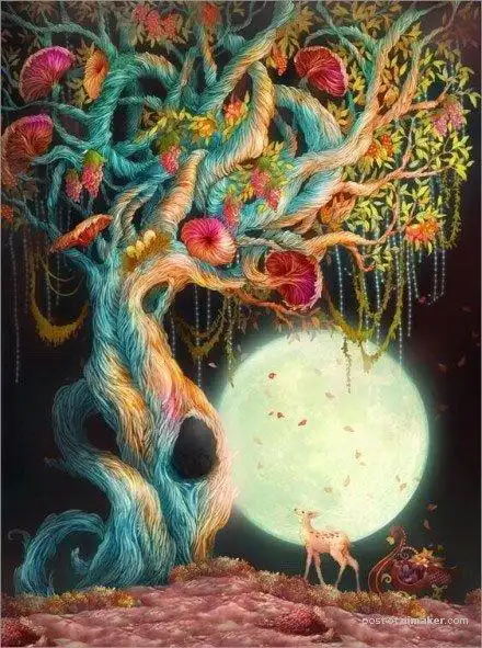 唯美梦幻视觉插画设计作品欣赏