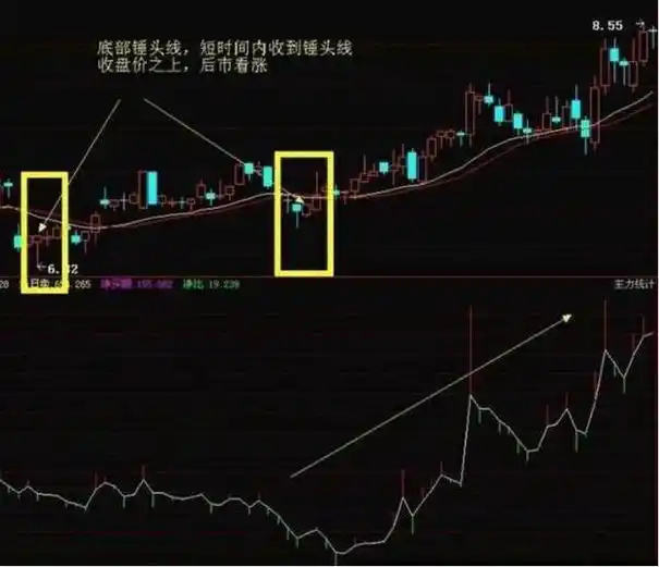 1,投资者看到倒锤头线后,成交量一般与前日相差很小,并出现放量.