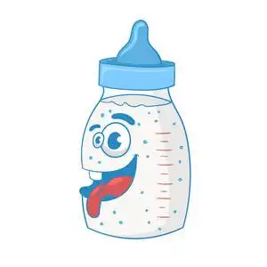 卡通奶瓶图片