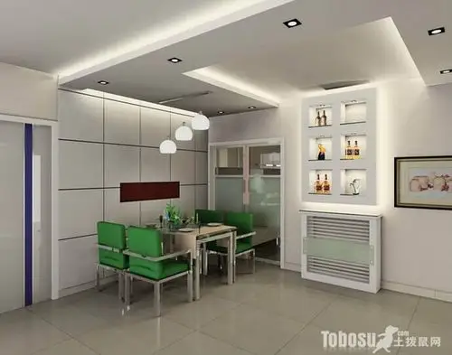 最新餐厅客厅吊顶效果图赏析