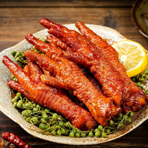 王小卤虎皮凤爪200g卤香王小虎虎皮鸡爪香辣椒麻味旗舰店同款