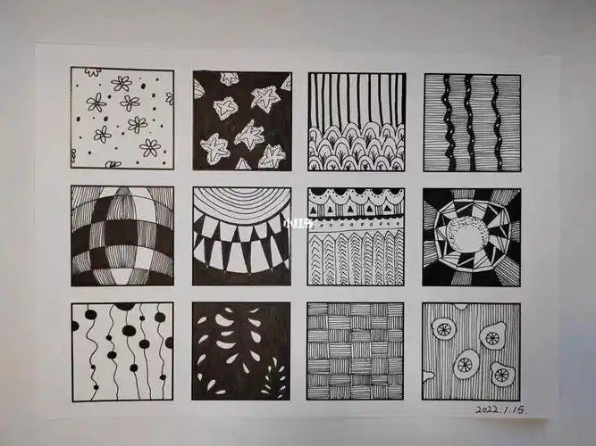 控笔练习11十二宫格控笔练习