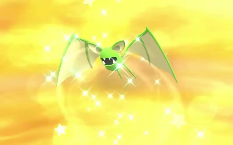 【宝可梦晶灿钻石】超音蝠闪了