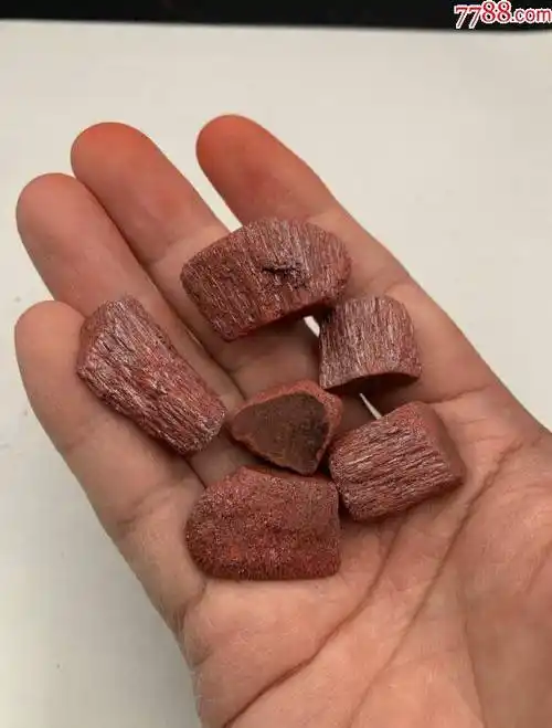 朱砂六块6个总重1755克左右