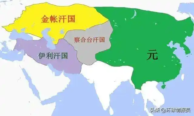 金帐汗国虽然位于蒙古帝国的最西端,却比元朝统治更长