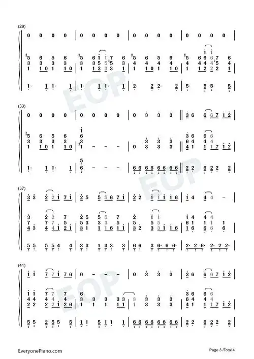 cant take my eyes off you-bob gaudio双手简谱预览3