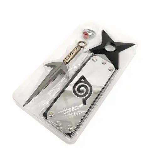 现货火影忍者疾风风传四代目苦无忍具包套装漩涡鸣人cosplay配件