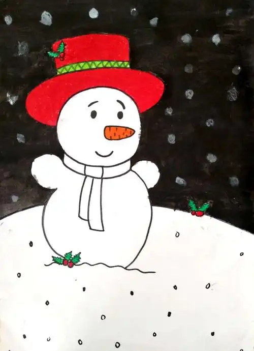 18-19下学期冯井中小五年级优秀绘画作品集