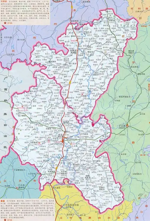 道县地图全图高清版