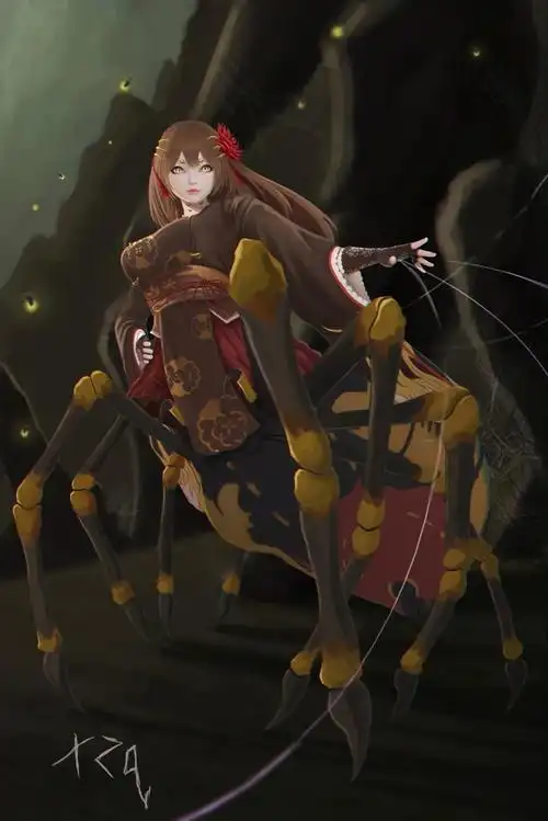 蜘蛛娘求个赞各位大爷