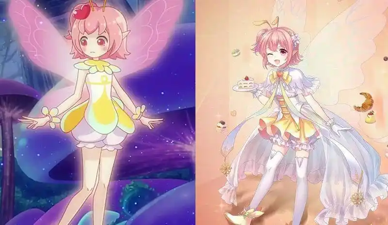 小花仙漫画师笔下的二次元风格长腿露莎已上线露娜颜值很高