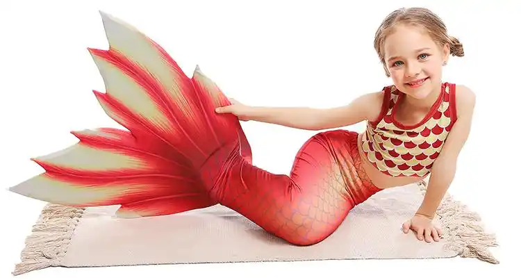 天蓝色(a1) 110cm 品牌: 依蔻兰蒂(yikoulandi) 商品名称:美人鱼衣服