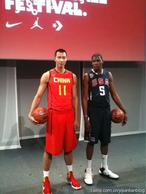 易建联 vs kd    比臂展