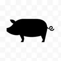 农场动物剪影矢量 28001964 15 4 下载收藏 侧面猪头猪简笔画 1000