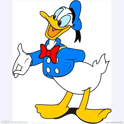 人见人爱的唐老鸭图片