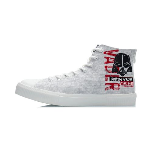 李宁春季新款帆布鞋星球大战联名系列男子高帮经典休闲鞋agcr283