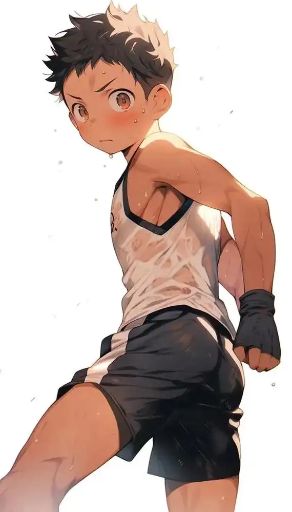 动漫正太 #少年 #二次元  #腹肌 #ai - 抖音