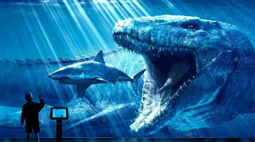 远古海洋生物沧龙