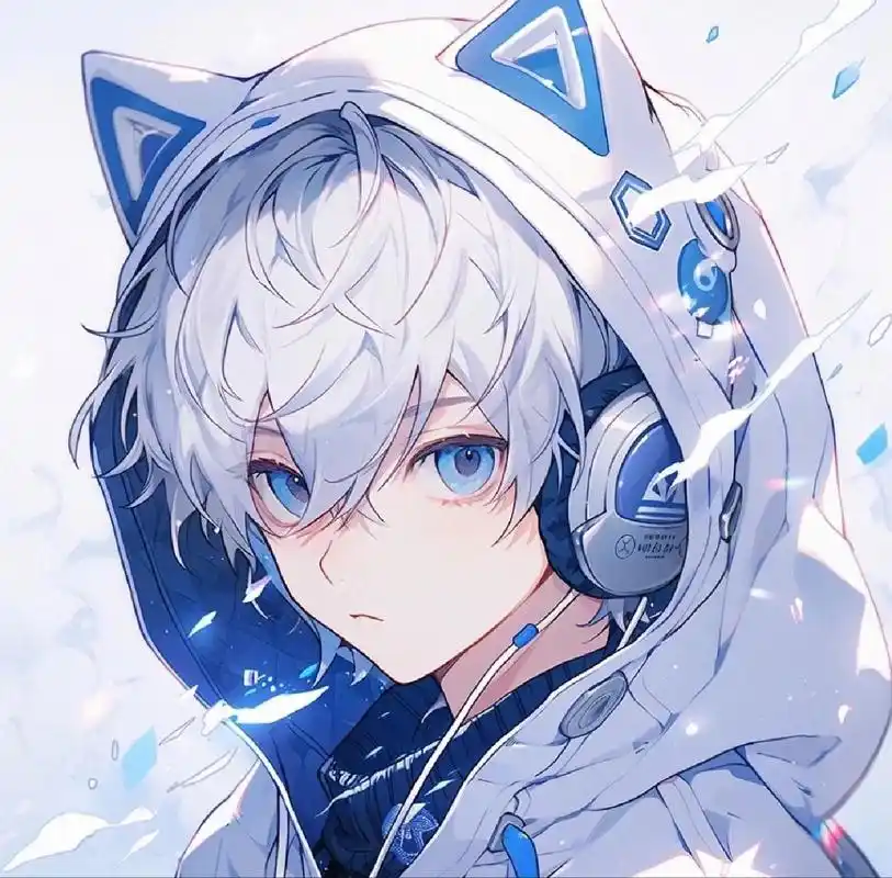 动漫男生头像 | 蓝色系 #男生头像# #微信头像# #头像# #头像分享