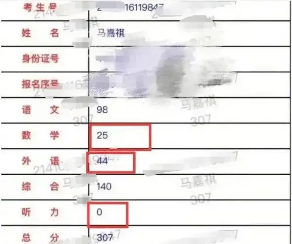 时代少年团马嘉祺高考成绩出炉,365分过线,张颂文发文祝贺