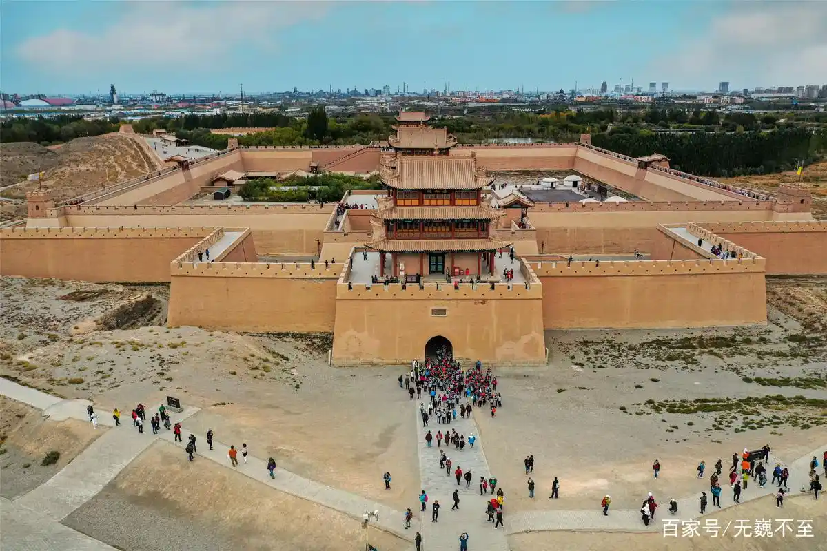 鸟瞰嘉峪关——河西咽喉,雄关英姿