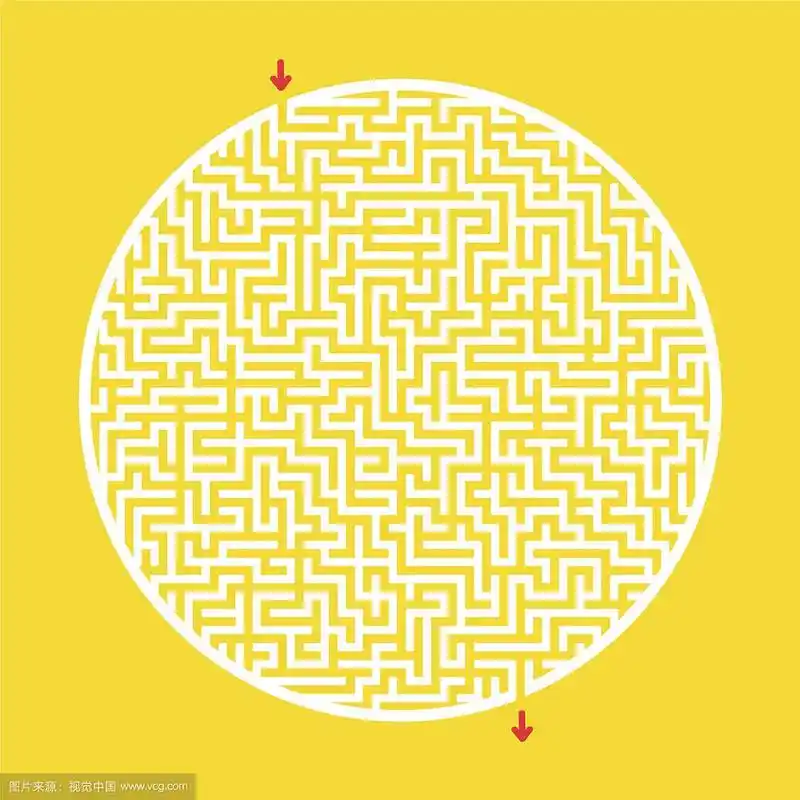 难度大的圆形迷宫游戏,为孩子和成人