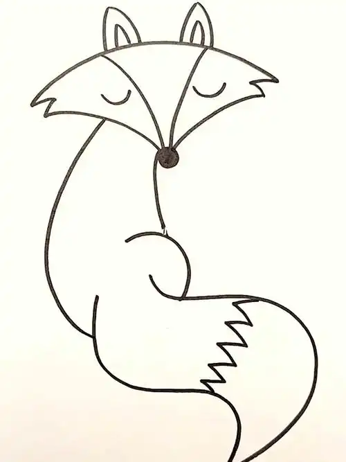 可爱的小狐狸这样子画可爱吗