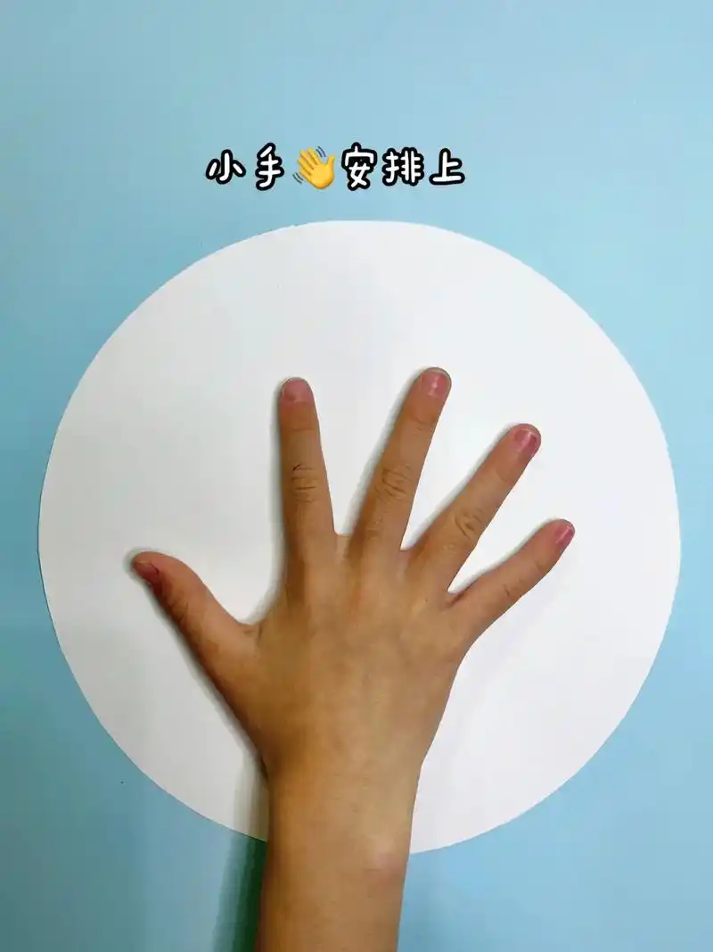 小朋友们一看就会! #创意简笔画 #手掌画 # - 抖音