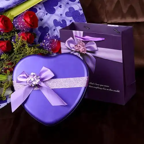 【情人节】 德芙巧克力礼盒装铁盒情人节生日礼物dove零食