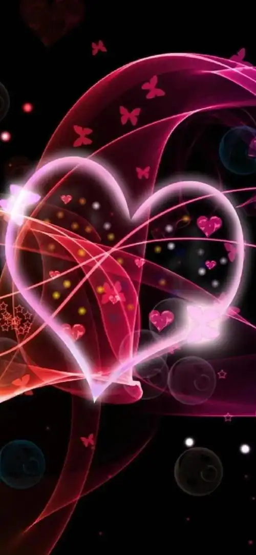 壁纸:各种唯美高清的爱心壁纸