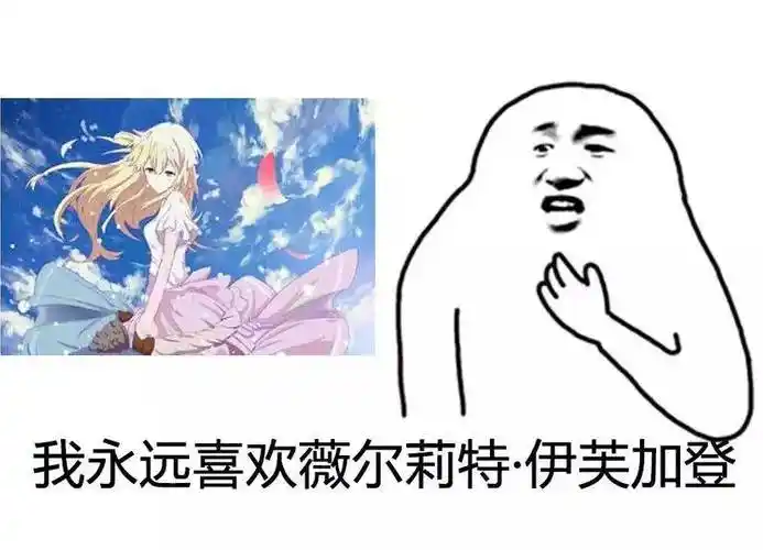 我永远喜欢薇尔莉特·伊芙加 - 斗图表情包 - 金馆长表情库 - 真正的