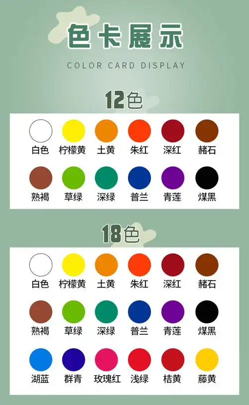 马利绘画工具套装水彩工具套装水粉颜料12色24色儿童绘画马丽水彩画全