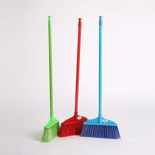 厂家直销 供应批发塑料扫把 扫帚簸箕套装组合8806