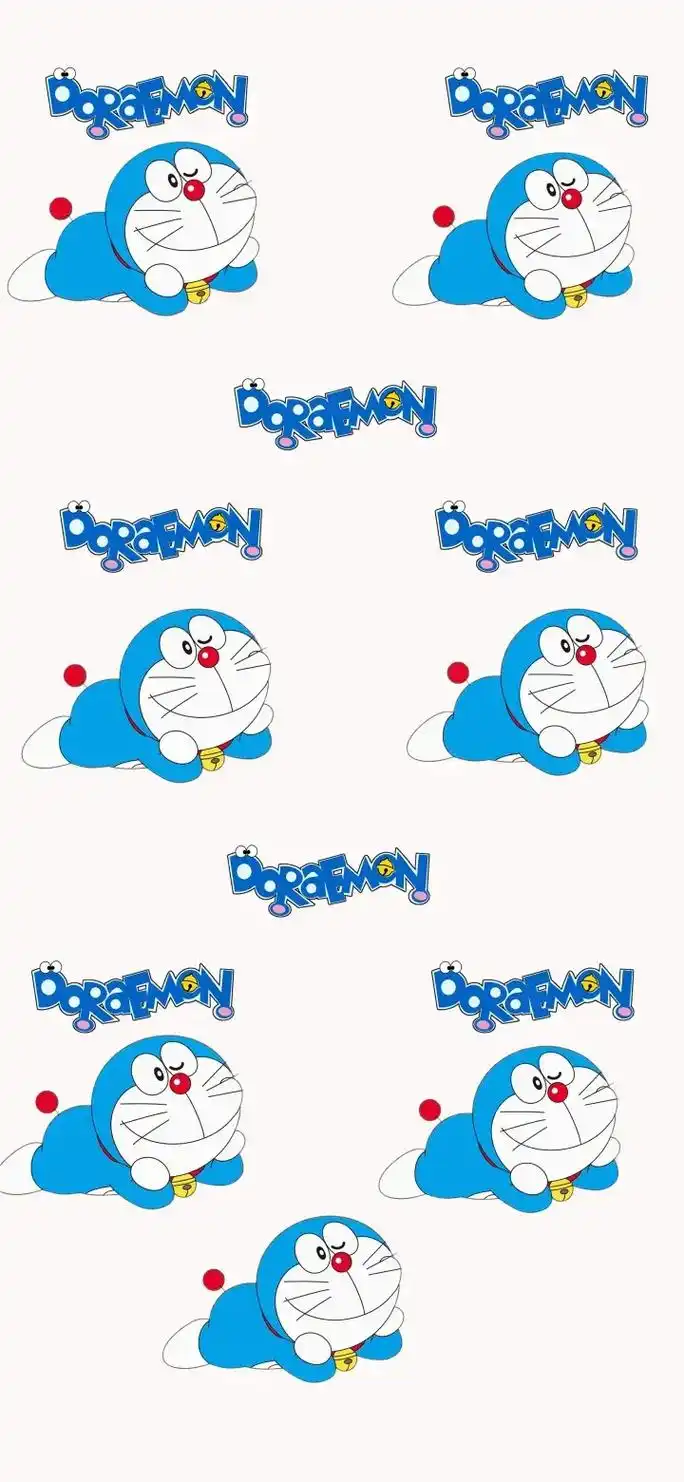 来一组非常高清无水印的哆啦a梦壁  背景图干净简约 小叮当壁 - 抖音