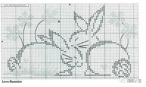 兔年织兔,千姿百态的超可爱简单兔子图案儿童毛衣图解来咯