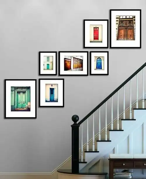 家居艺术相框墙设计图片