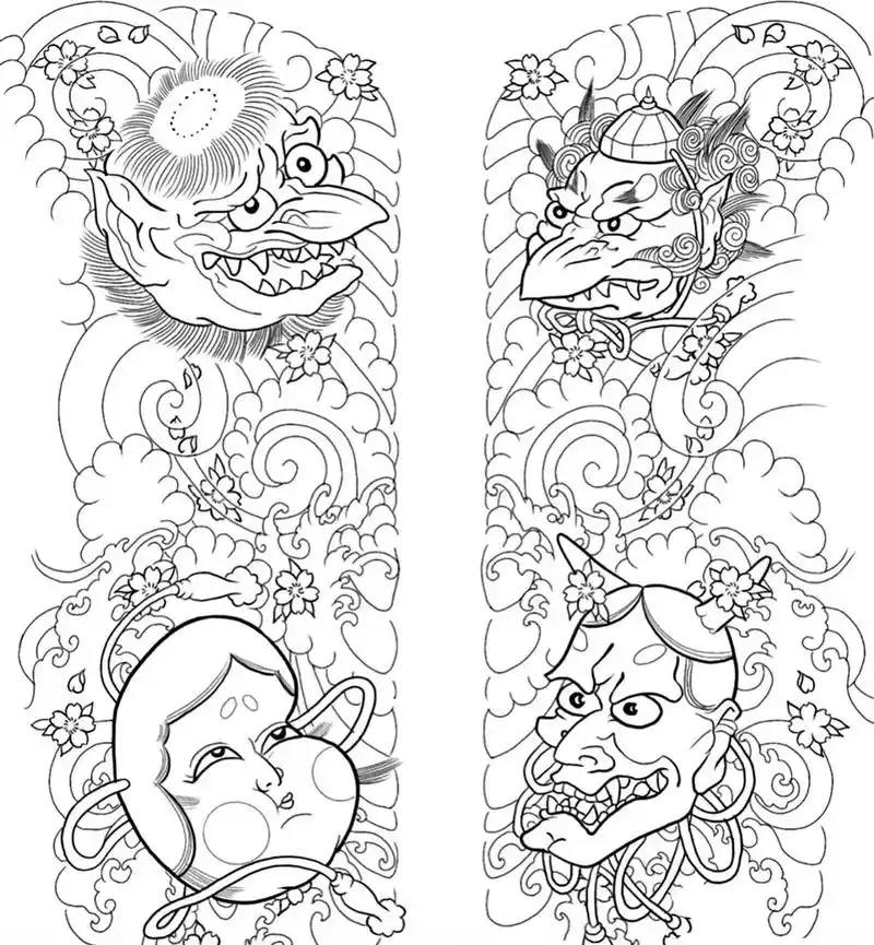 tattoo #纹身图案手稿 #纹身手稿 #开衫纹身老传统 - 抖音