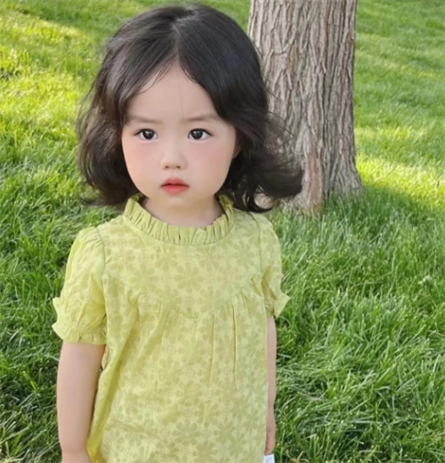 小女孩可爱短发 个性俏皮bobo头_儿童发型 - 美发站