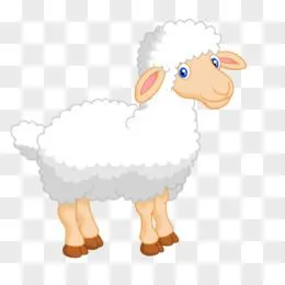 图案免抠图png牛羊pngpsd小羊图片png卡通羊驼表情png鸡鸭牛羊马pngai